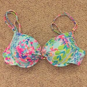 EUC Lilly Pulitzer Blossom Bikini Top
